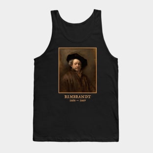 Rembrandt Self Portrait Painting Tank Top